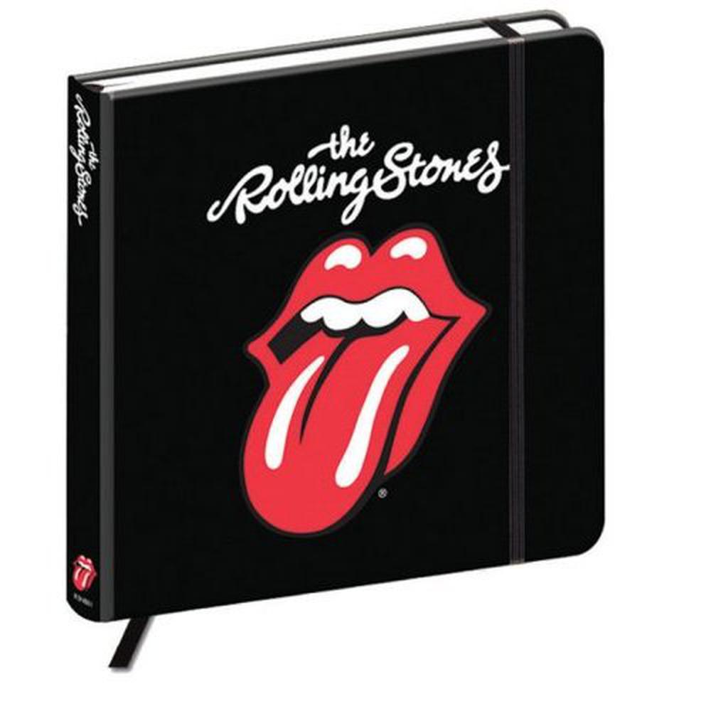 The Rolling Stones - Classic Tongue Notebook - Black